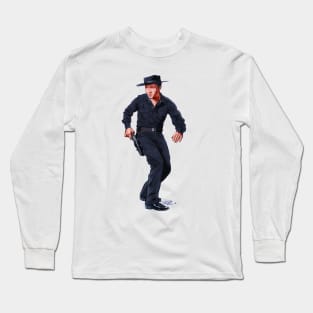 Marty Robbins - An illustration by Paul Cemmick Long Sleeve T-Shirt